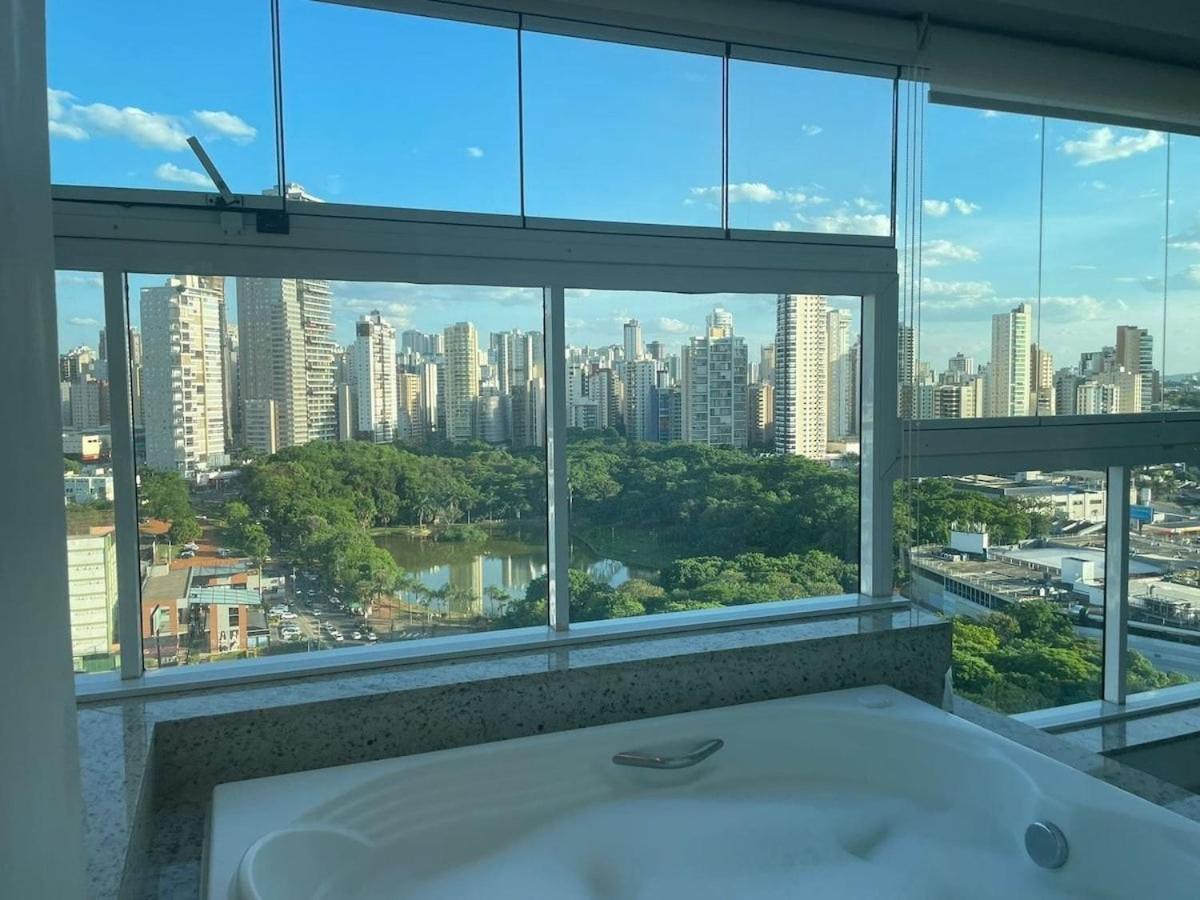 גויאניה 1 Qts.| 2 Hosp. | Jacuzzi Na Varanda | Linda Vista מראה חיצוני תמונה
