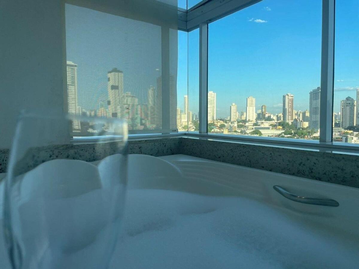גויאניה 1 Qts.| 2 Hosp. | Jacuzzi Na Varanda | Linda Vista מראה חיצוני תמונה
