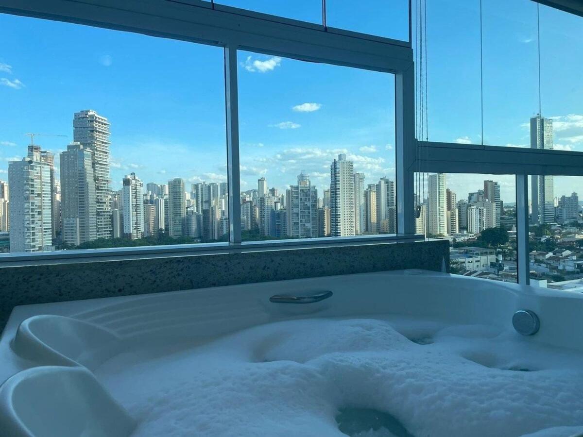 גויאניה 1 Qts.| 2 Hosp. | Jacuzzi Na Varanda | Linda Vista מראה חיצוני תמונה