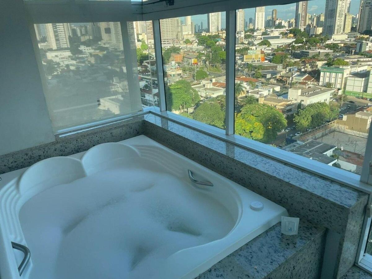 גויאניה 1 Qts.| 2 Hosp. | Jacuzzi Na Varanda | Linda Vista מראה חיצוני תמונה