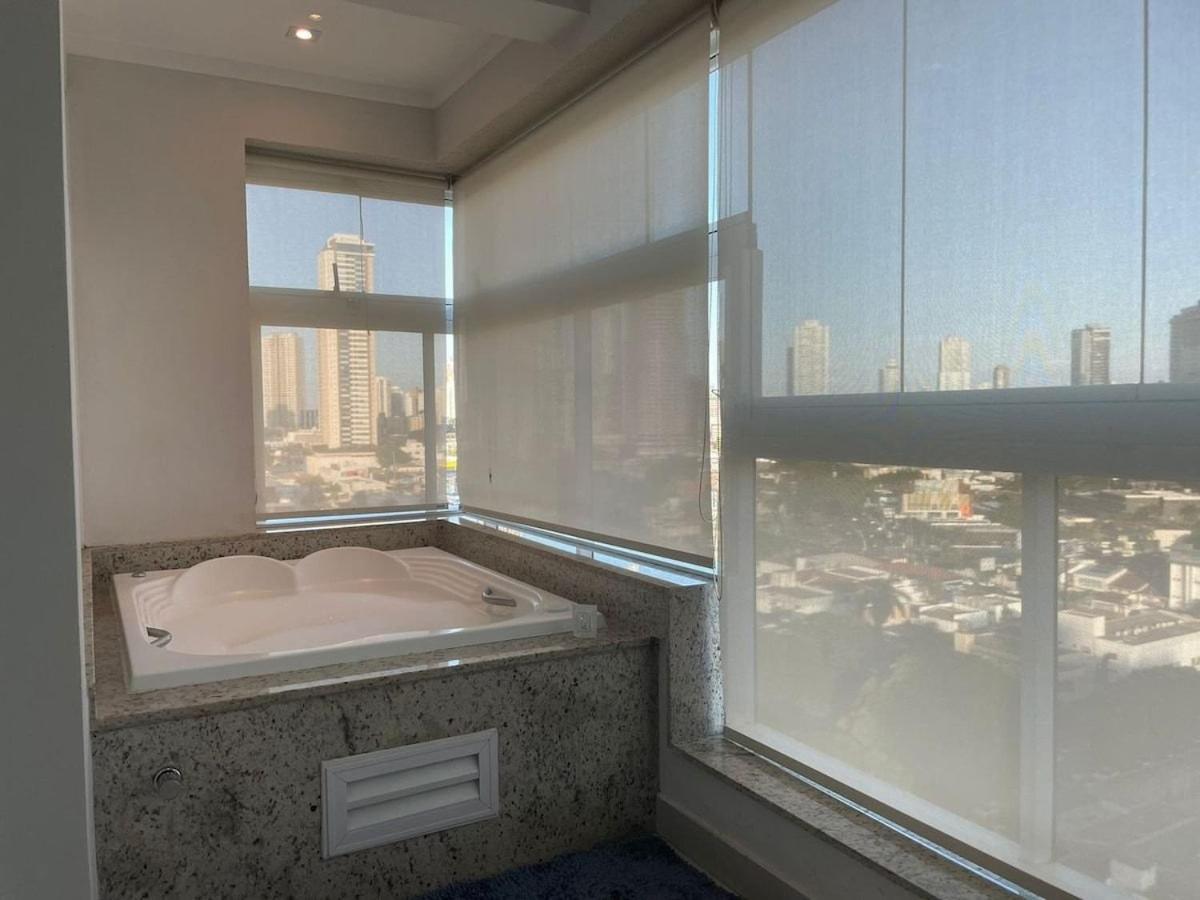 גויאניה 1 Qts.| 2 Hosp. | Jacuzzi Na Varanda | Linda Vista מראה חיצוני תמונה