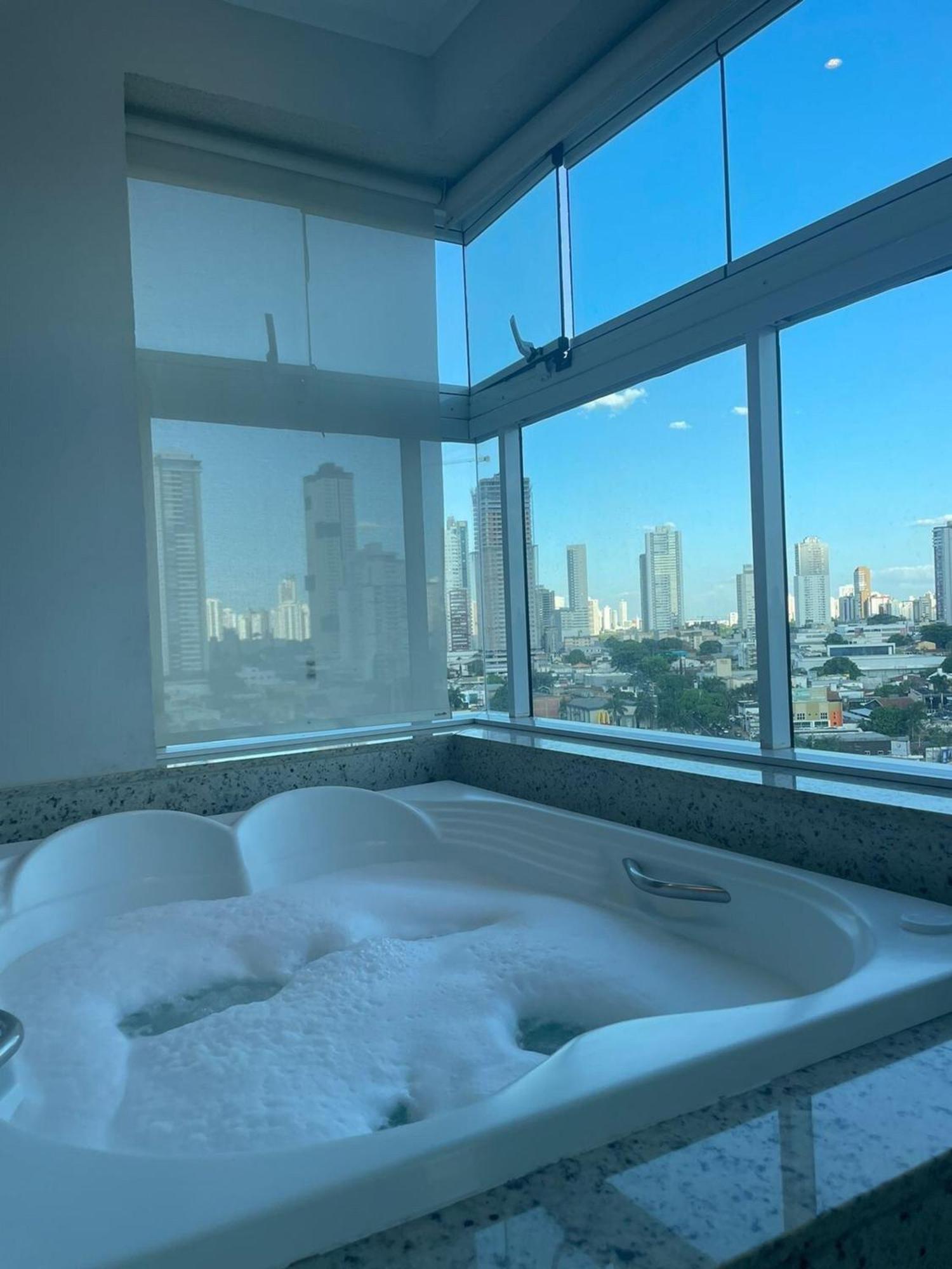 גויאניה 1 Qts.| 2 Hosp. | Jacuzzi Na Varanda | Linda Vista מראה חיצוני תמונה