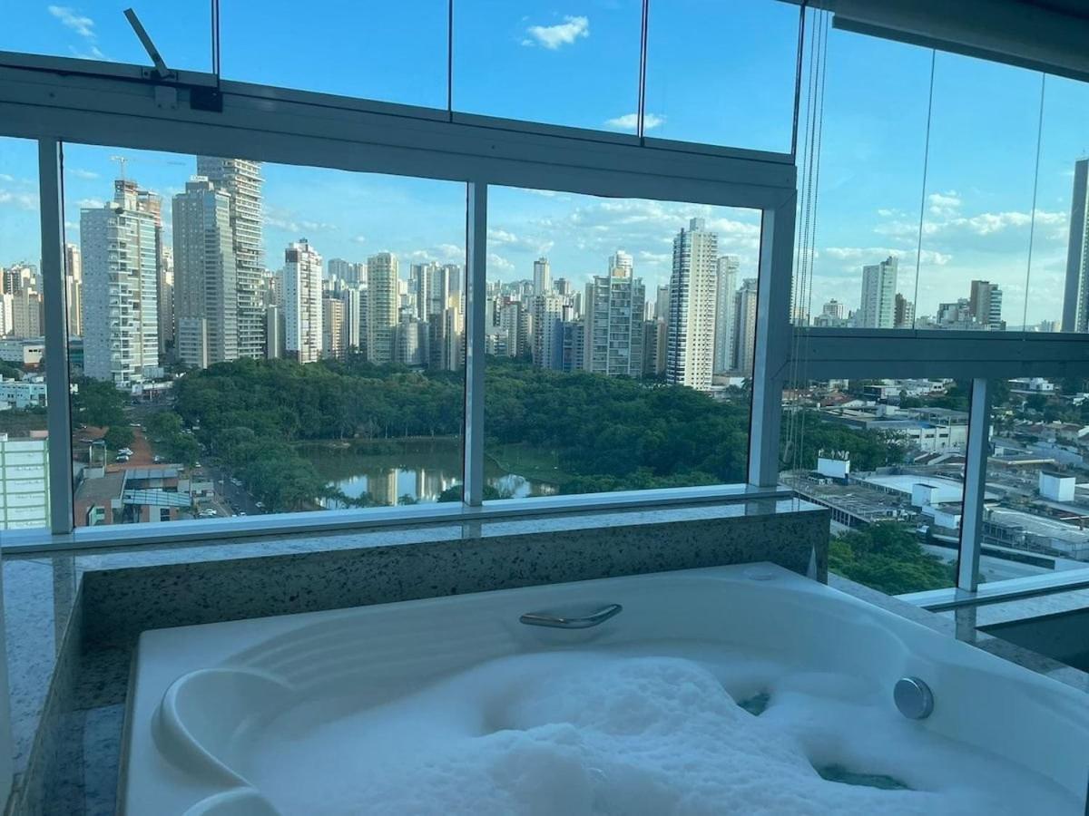 גויאניה 1 Qts.| 2 Hosp. | Jacuzzi Na Varanda | Linda Vista מראה חיצוני תמונה