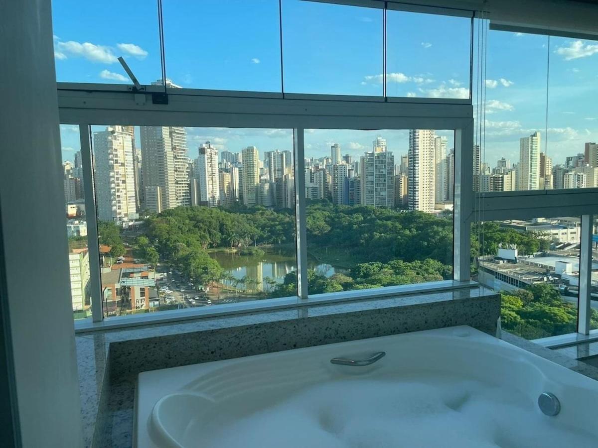 גויאניה 1 Qts.| 2 Hosp. | Jacuzzi Na Varanda | Linda Vista מראה חיצוני תמונה